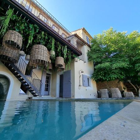 Villa Piscine troglodyte avec vue incroyable à Gordes Esterno foto