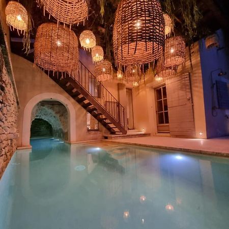 Villa Piscine troglodyte avec vue incroyable à Gordes Esterno foto